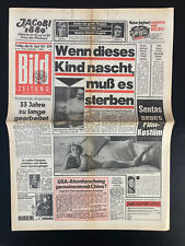 BILD ZEITUNG vom 16.4.1971 mit SHARON TATE + ROMAN POLANSKI + SENTA BERGER