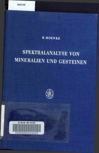 Spektralanalyse von mineralien - von,