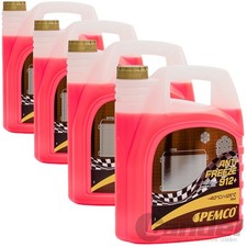 4x5L Pemco 912+ KÜHLER FROSTSCHUTZ ANTIFREEZE bis -40°C/ ROSA / ROT / VIOLETT 