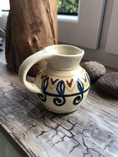 Blumenvase Krug Keramik Bauernmalerei klein