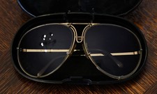 Brille mit Ersatz Sonnengläser Porsche Design Carrera 82-78933 im Etui Vintage