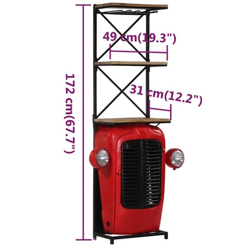 Traktor weinschrank weiß - traktor-weinschrank,