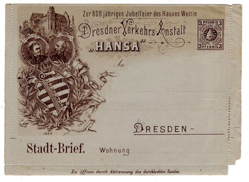 Stadtpost dresden 3pf - dresden,