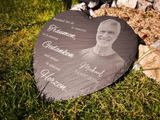 Schieferherz 30x30cm