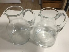 2 Karaffen Glas Wasserkaraffe Saftkrug Karaffe Glaskrug 1 Liter Krüge Glaskanne