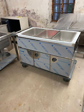 NEU: Elektrischer edestahl Speiseausgabewagen 