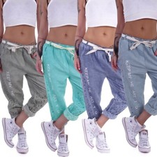 Leinenhose Leinen Haremshose