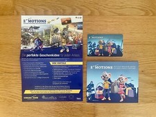 Europa-Park Rust E MOTIONS Gutscheinkarte Ed und Edda Shopping