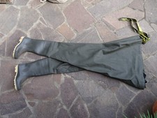 Wathose Watstiefel Waders Gummi Rubber Teichhose Hose Regenhose Schugröße 44