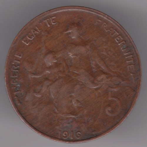 Frankreich centimes 1916 - frankreich,