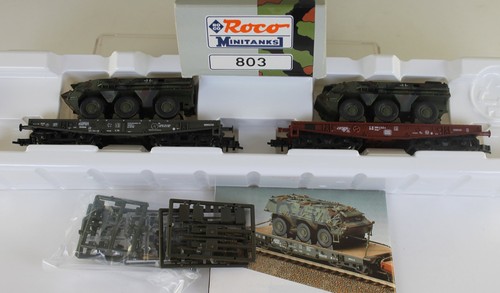 Roco 803 flachwagen - roco, flachwagen-set