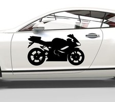 Autoaufkleber Motorrad