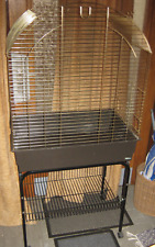 Gebr : Papageienkäfig ( H 84cm x B 67 cm x T 43 cm )  Zubehör und Untertisch