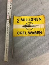 Opel Fahne Werbung Opel  Fahne Werbefahne, 2 Millionen Opel Wagen