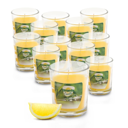 Citronella duftlicht glas - citronella,