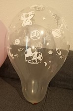 25x Qualatex 18" Baby-Druck, Clear Riesenluftballon Ballon Looner Globos