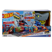HOT WHEELS: CITY ULTRA SHARK CAR WASH MIT FARBWECHSEL