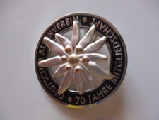 Brosche Edelweiss, 70 Jahre