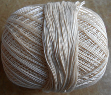 Feines Häkelgarn uni beige