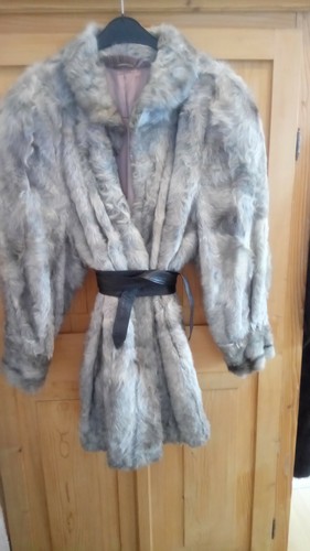 Lammfell kurzmantel grau - lammfell,