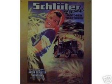 Altes Reklame Blechschild