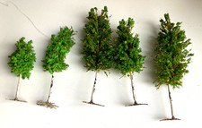 FALLER/KIBRI HO  "6 Birken" - schönes Ensamble- Fertigmodelle-