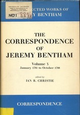 The Correspondence of Jeremy Bentham Volume 3: January 1781 to October 1788 Chri
