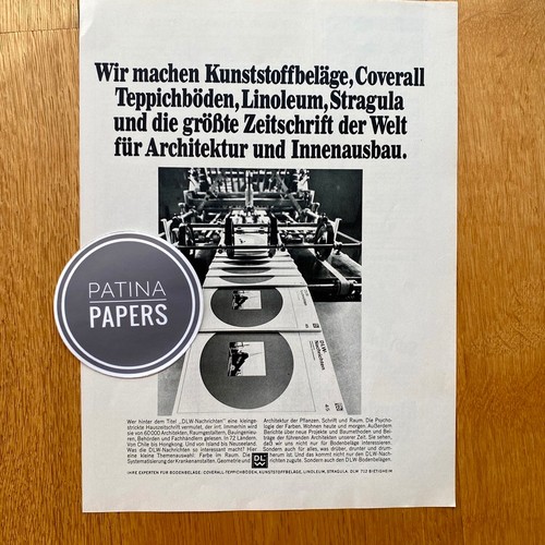 1968 dlw linoleum bodenbeläge - dlw,