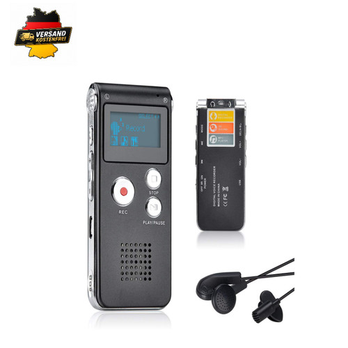 Sprachaufnahme recorder 8gb - sprachaufnahme,