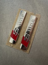 Original Audi S-Line Emblem Schriftzug  (2Stück)