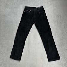 GAS Herren Cord Jeans Hose W31 L32 Cordhose Regular Straight 15514 Schwarz