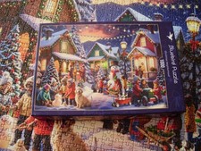 Bluebird Puzzle, 1000 Teile, Christmas Neighborhood, Weihnachten - neuwertig