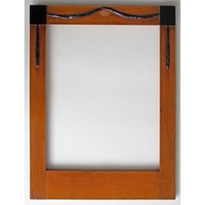 Rahmen Bilderrahmen Holzrahmen Biedermeier Mittelformat mit Glascheibe 19 Jhd