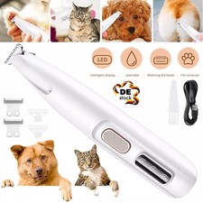 Profi Hundetrimmer Leise Hundeschermaschine Pfotentrimmer für hunde und Katze DE
