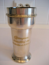 Versilberter Jugendstil Pokal