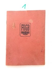 Altes Mitgliedsbuch des Freien Deutschen Gewerkschaftsbund, FDGB, #1