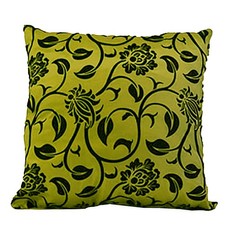 kissenbezug 40x40 grün deko