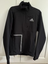 Adidas Running Primegreen Sport / Laufjacke Gr. XS Herren Schwarz Gebraucht .