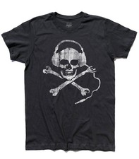 T-Shirt Dj Skull Schädel Dj