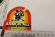 Aufkleber  Werbung   Armorall Tiefenpfleger