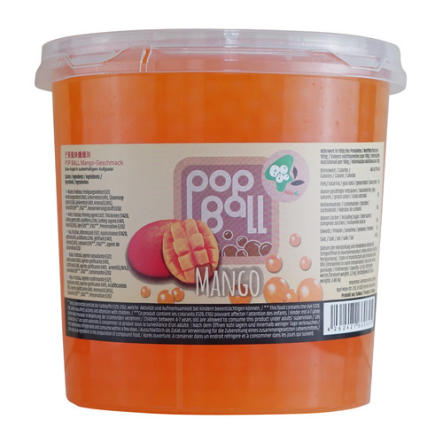 Popping boba mango 2kg - popping, 3,2kg