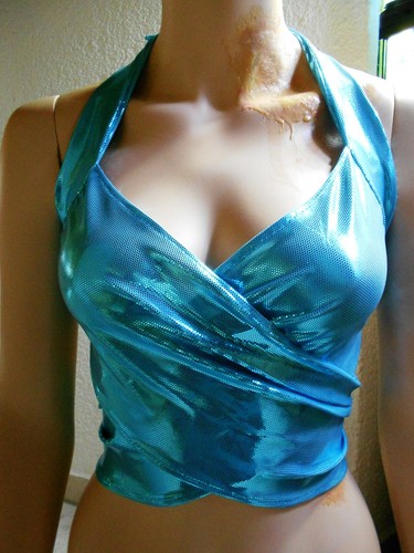 Bustier neckholder wickeltop - bustier,