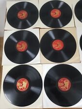 Schellackplatten Fernton Institut Englischlehrgang 1- 12  von 1961  