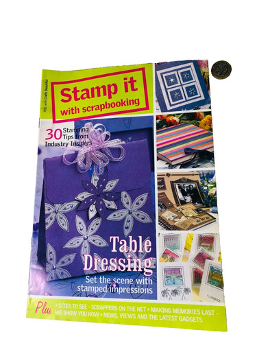 Magazine stamp with - magazine,