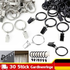 30x Vorhang Gardinenringe mit