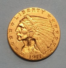 USA  2,5 dollars 1911 - Indien