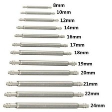 4 Federstege, Edelstahl, Federstifte, Uhrenstifte für Uhrenarmband 