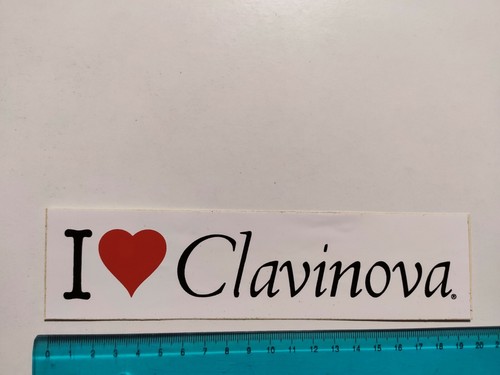 Aufkleber love clavinova - aufkleber,