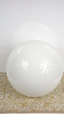 Wunderschöne Milchweiss Kugel Lampen Glasschirm  24 cm Hoch