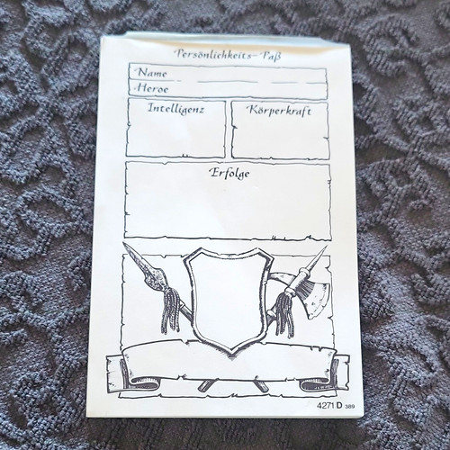 Hero quest spiele - mb, 1989-